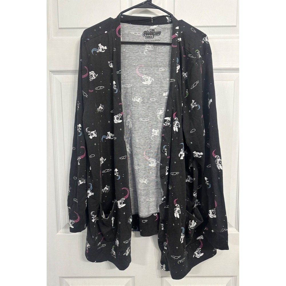 Torrid Size 3‎ 22/24 Cartoon Network PowerPuff Girls Jersey Knit Cardigan